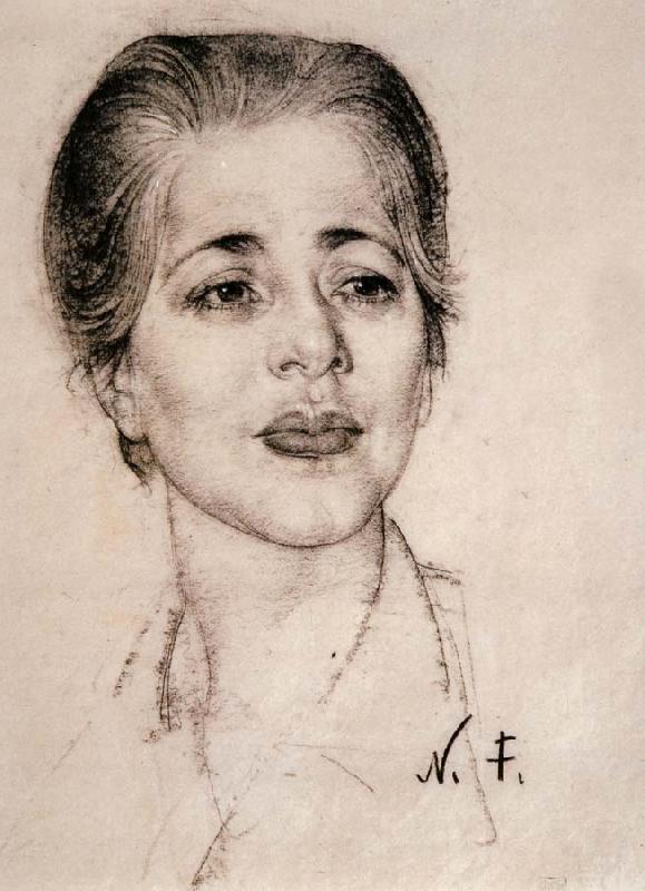 Nikolay Fechin Portrait of lady